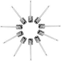Los mejores  - 10 Agujas para inflar balones Mobi Lock | Inox | Fútbol- baloncesto- voleibol- y más deportes